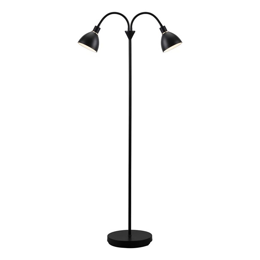 Nordlux - Торшер RAY 2xE14/25W/230V чорний
