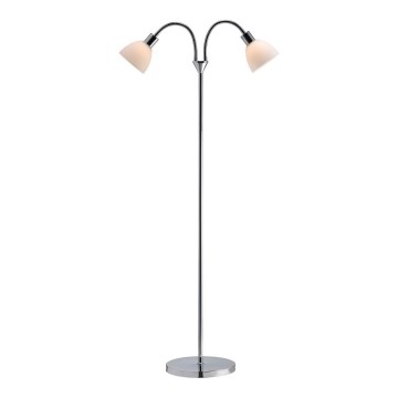 Nordlux - Торшер RAY 2xE14/25W/230V глянцевый хром
