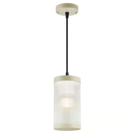 Nordlux - Уличная подвесная люстра COUPAR 1xE27/25W/230V IP33 диаметр 13 см кремовый