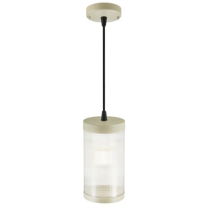 Nordlux - Уличная подвесная люстра COUPAR 1xE27/25W/230V IP33 диаметр 13 см кремовый