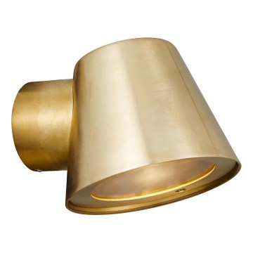Nordlux - Уличный настенный светильник ALERIA 1xGU10/35W/230V IP44 латунь