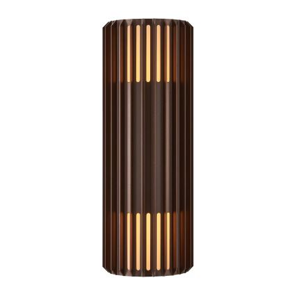 Nordlux - Уличный настенный светильник ALUDRA 2xE27/15W/230V IP54 коричневый