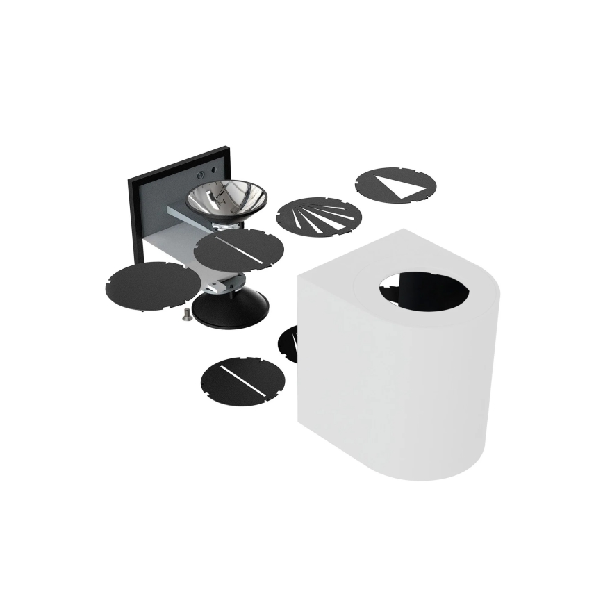 Nordlux - уличный настенный светильник CANTO 2xLED/6W/230V IP44 белый