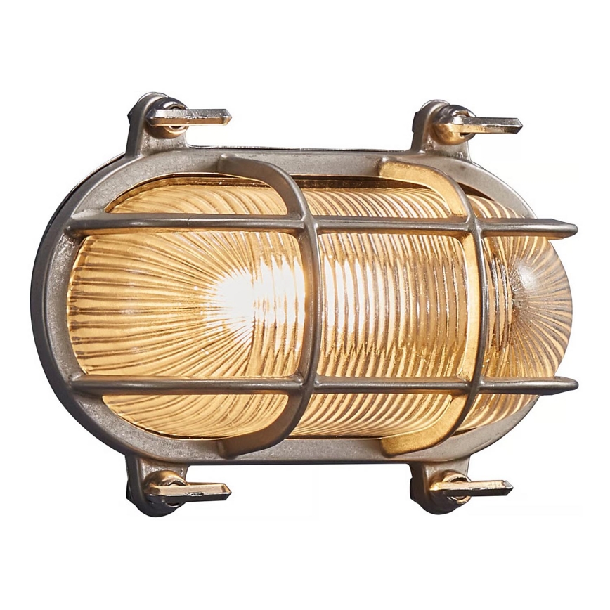 Nordlux - Уличный настенный светильник HELFORD 1xE27/12,5W/230V IP64 серый