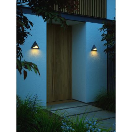 Nordlux - Уличный настенный светильник KONIT 1xGU10/10W/230V IP44 черный