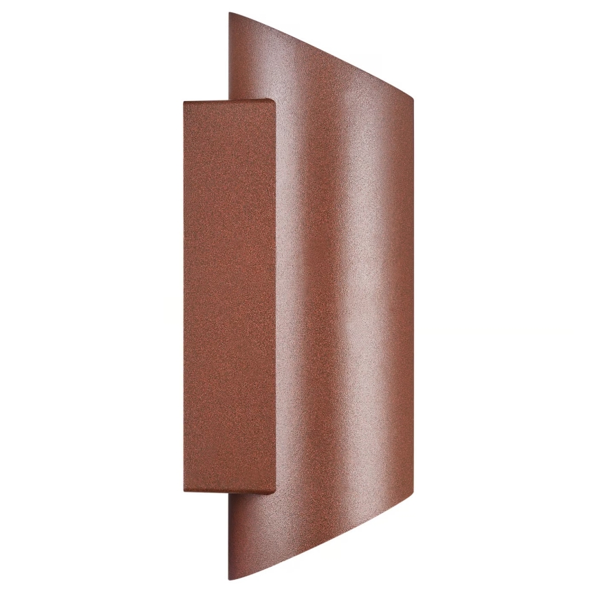 Nordlux - Уличный настенный светильник NICO 2xGU10/35W/230V IP54 коричневый