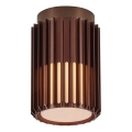 Nordlux - Уличный потолочный светильник ALUDRA 1xE27/15W/230V диаметр 12,4 см коричневый