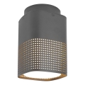 Nordlux - Уличный потолочный светильник SIDARA 1xE27/15W/230V IP54 антрацит