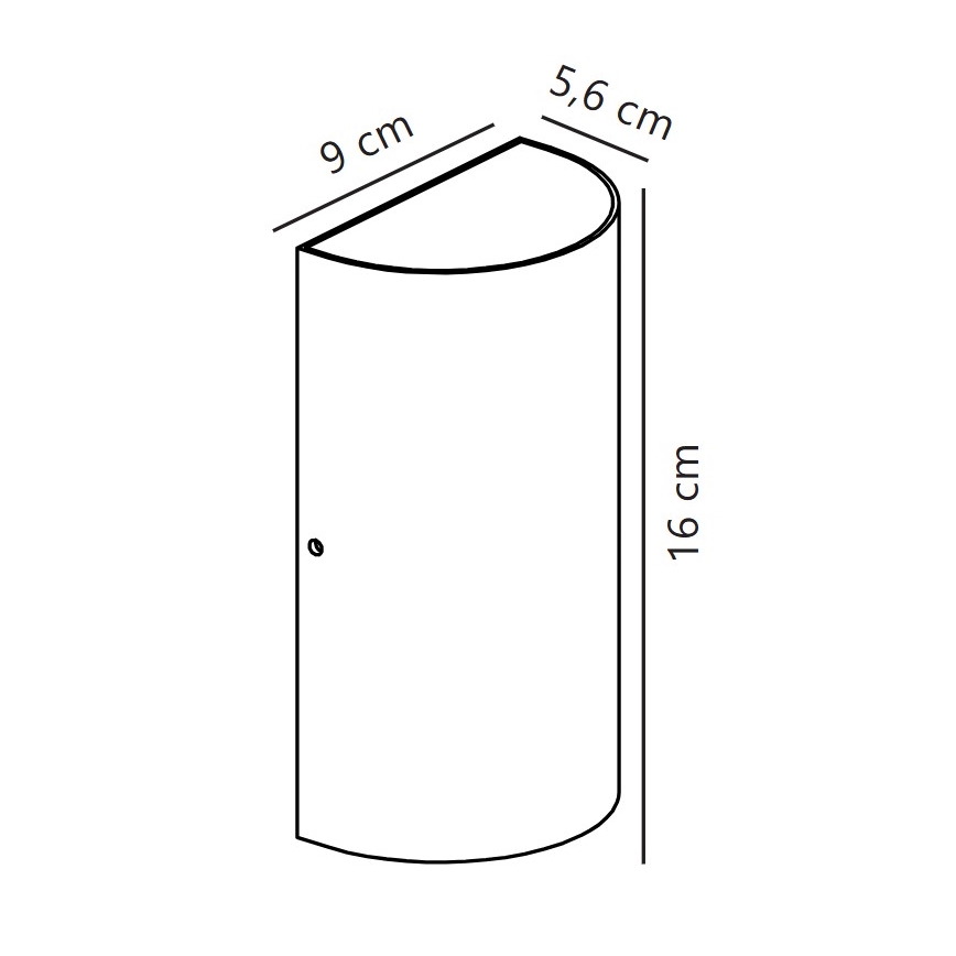 Nordlux - Уличный светодиодный настенный светильник ROLD LED/10,5W/230V 3000K IP54 черный