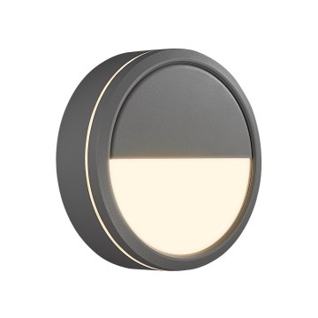 Nordlux - Уличный светодиодный настенный светильник с регулированием яркости AVA SMART LED/9,5W/230V 2700K IP54 серый