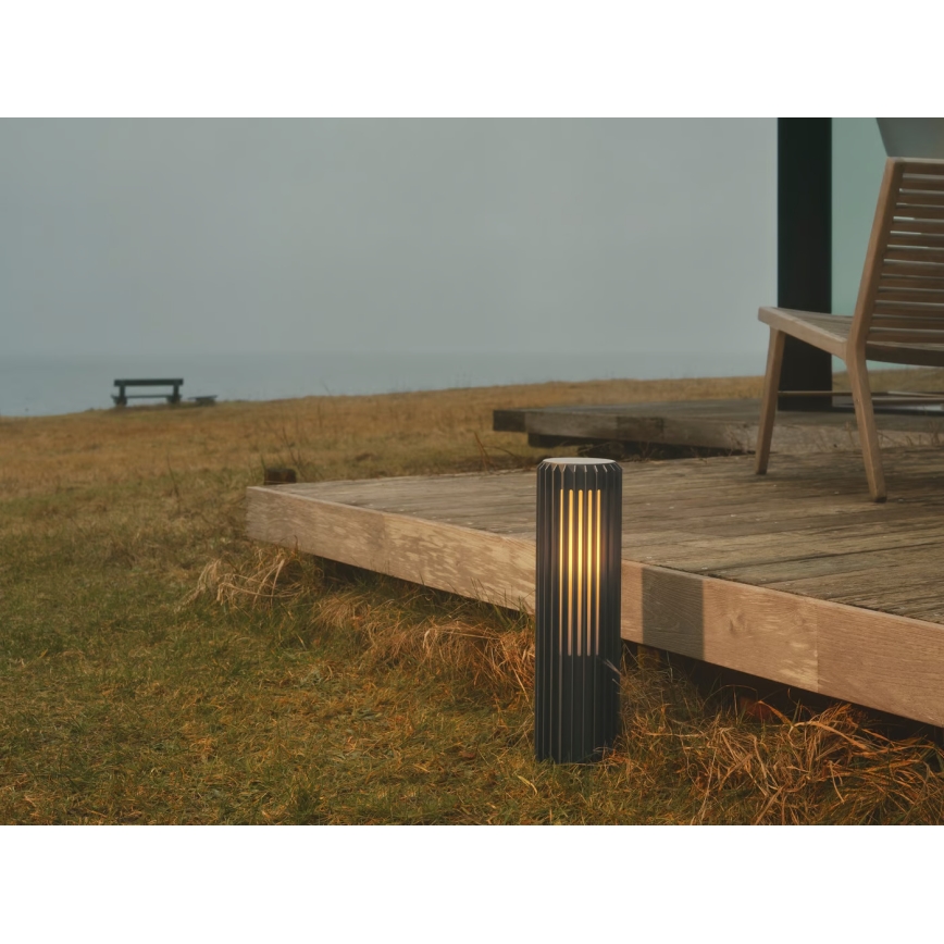Nordlux - Уличная лампа ALUDRA 1xE27/15W/230V IP44 антрацит 45,4 см