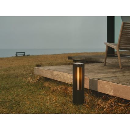Nordlux - Уличная лампа ALUDRA 1xE27/15W/230V IP44 черная 45,4 см
