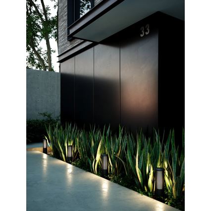 Nordlux - Уличная лампа ALUDRA 1xE27/15W/230V IP44 черная 45,4 см