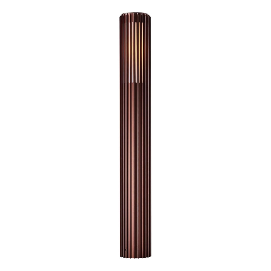 Nordlux - Уличная лампа ALUDRA 1xE27/15W/230V IP44 коричневый 95,4 см