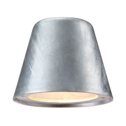 Nordlux - Уличный настенный светильник ALERIA 1xGU10/35W/230V IP44 серебристый