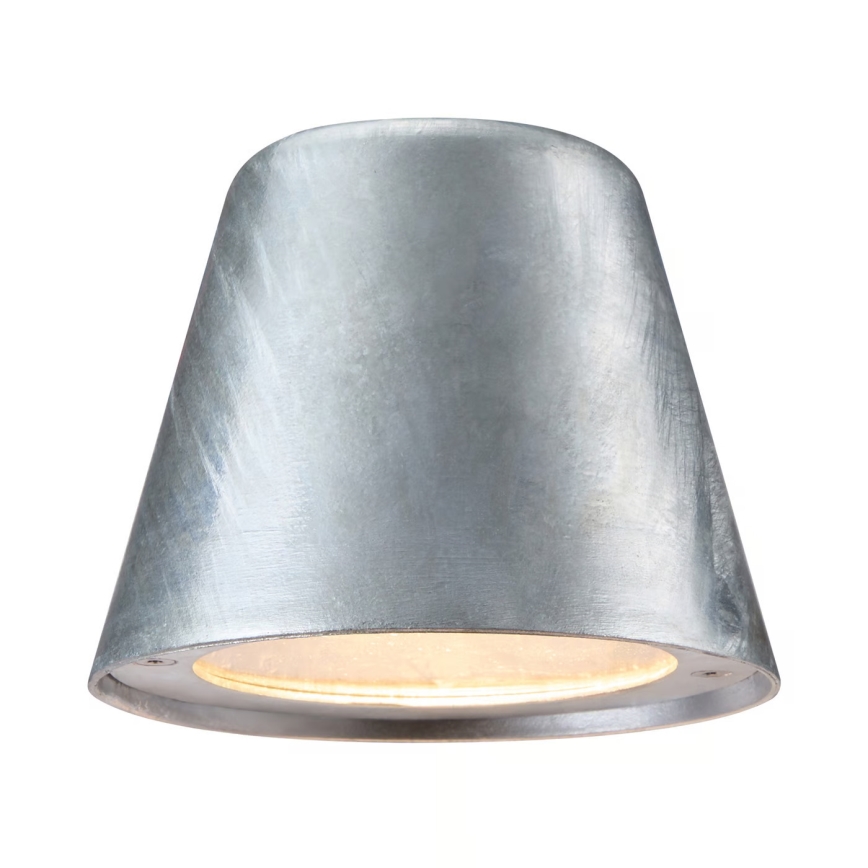 Nordlux - Уличный настенный светильник ALERIA 1xGU10/35W/230V IP44 серебристый