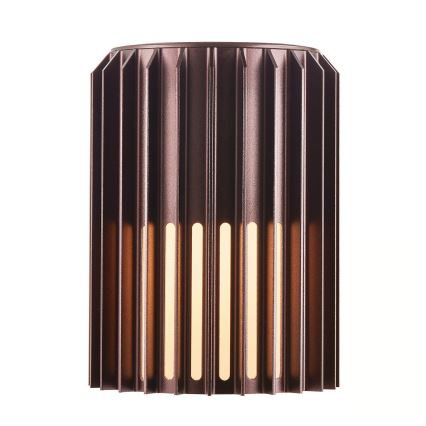 Nordlux - Уличный настенный светильник ALUDRA 1xE27/15W/230V коричневый