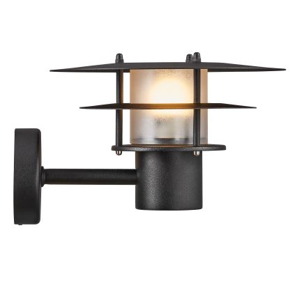 Nordlux - Уличный настенный светильник BASTIA 1xE14/12W/230V IP54 черный