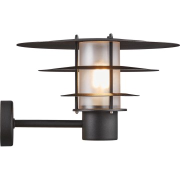 Nordlux - Уличный настенный светильник BASTIA 1xE27/20W/230V IP54 черный