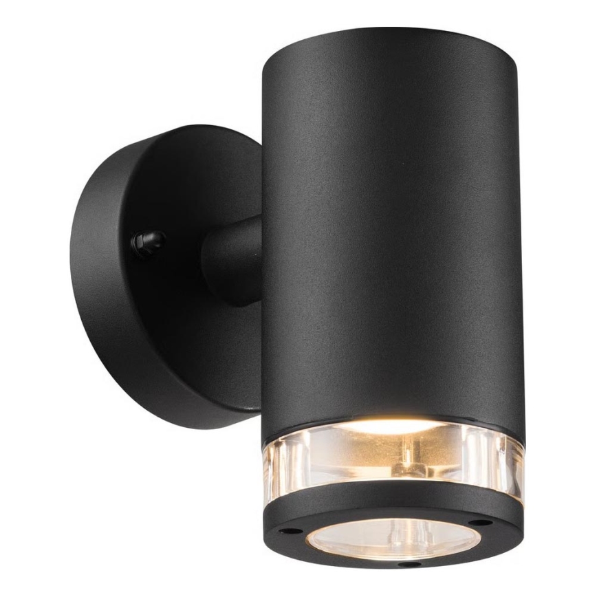 Nordlux - Уличный настенный светильник BIRK 1xGU10/28W/230V IP44 чёрный