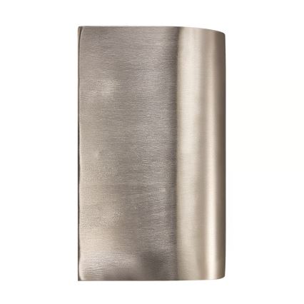 Nordlux - Уличный настенный светильник CANTO 2xGU10/28W/230V IP44 из нержавеющей стали