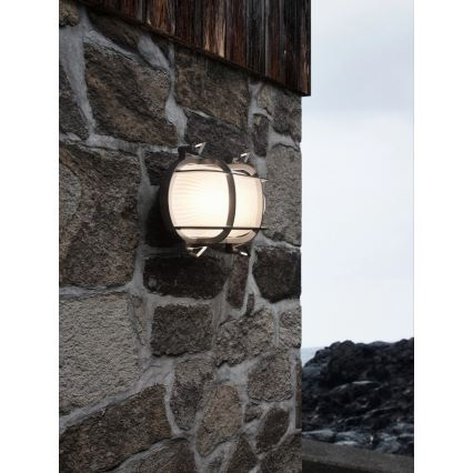 Nordlux - Уличный настенный светильник HELFORD 1xE27/12,5W/230V IP64 серый
