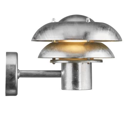 Nordlux - Уличный настенный светильник KURNOS 1xE14/12W/230V IP54 матовый хром