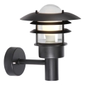 Nordlux - Уличный настенный светильник LONSTRUP 1xE27/60W/230V IP44 черный