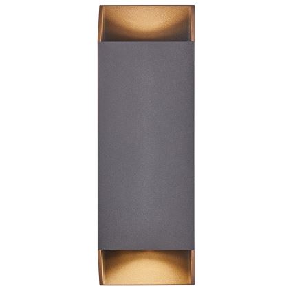 Nordlux - Уличный настенный светильник NICO 2xGU10/25W/230V IP54 антрацит