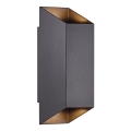 Nordlux - Уличный настенный светильник NICO 2xGU10/25W/230V IP54 черный