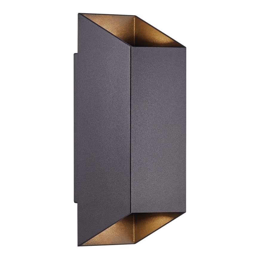Nordlux - Уличный настенный светильник NICO 2xGU10/25W/230V IP54 черный