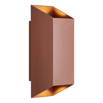 Nordlux - Уличный настенный светильник NICO 2xGU10/25W/230V IP54 коричневый