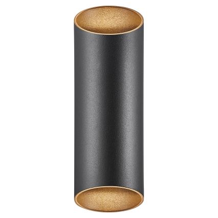 Nordlux - Уличный настенный светильник NICO 2xGU10/35W/230V IP54 черный