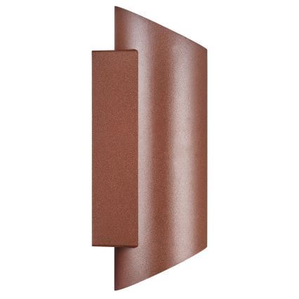 Nordlux - Уличный настенный светильник NICO 2xGU10/35W/230V IP54 коричневый