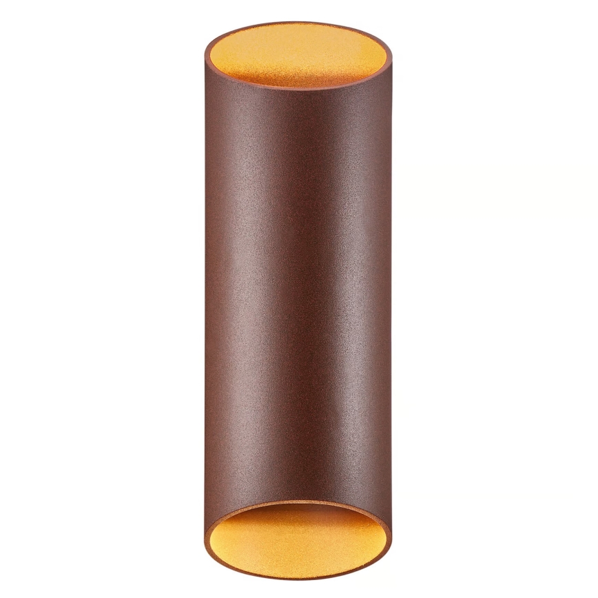 Nordlux - Уличный настенный светильник NICO 2xGU10/35W/230V IP54 коричневый