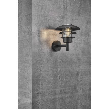 Nordlux - Уличный настенный светильник NOIR 1xE27/60W/230V IP44