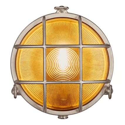 Nordlux - Уличный настенный светильник POLPERRO 1xE27/12,5W/230V IP64 серый