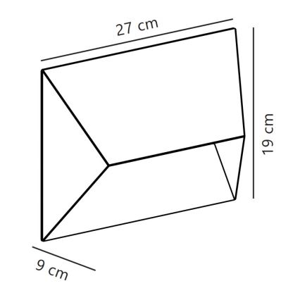 Nordlux - Уличный настенный светильник PONTIO 2xGU10/25W/230V IP54