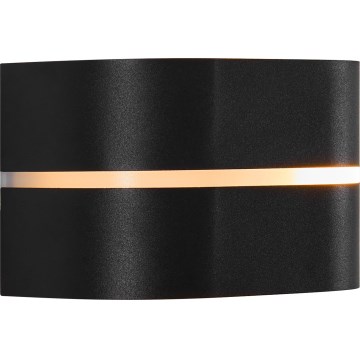 Nordlux - Уличный настенный светильник SIBELIS 1xE27/10W/230V IP44 черный