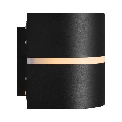 Nordlux - Уличный настенный светильник SIBELIS 1xE27/10W/230V IP44 черный