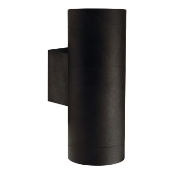 Nordlux - Уличный настенный светильник TIN 2xGU10/35W/230V IP54 черный