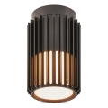 Nordlux - Уличный потолочный светильник ALUDRA 1xE27/15W/230V черный