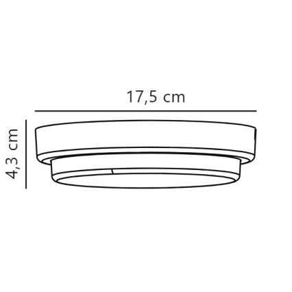 Nordlux - Уличный светодиодный настенный светильник CUBA LED/6,5W/230V IP54 диаметр 17,5 см белый