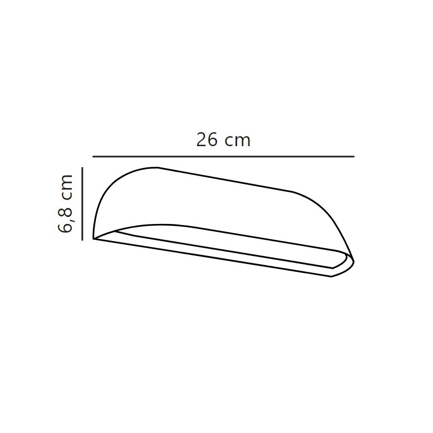 Nordlux - Уличный светодиодный настенный светильник FRONT LED/9,5W/230V IP44