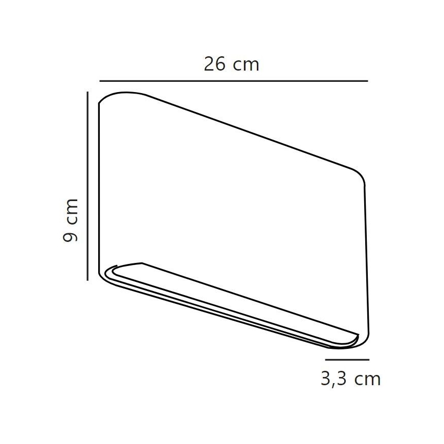 Nordlux - Уличный светодиодный настенный светильник KINVER LED/10W/230V IP54 черный