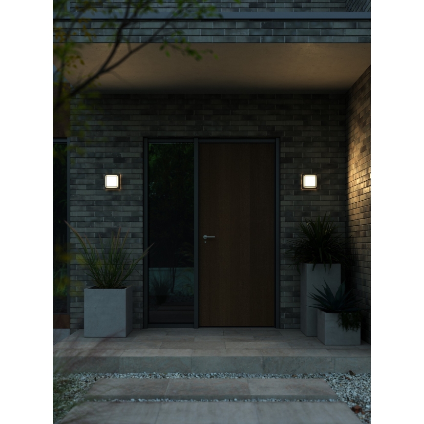 Nordlux - Уличный светодиодный настенный светильник OLIVER LED/9W/230V IP54 17,5x17,5 см