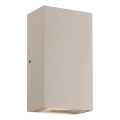 Nordlux - Уличный светодиодный настенный светильник ROLD LED/10,5W/230V 3000K IP54 кремовый