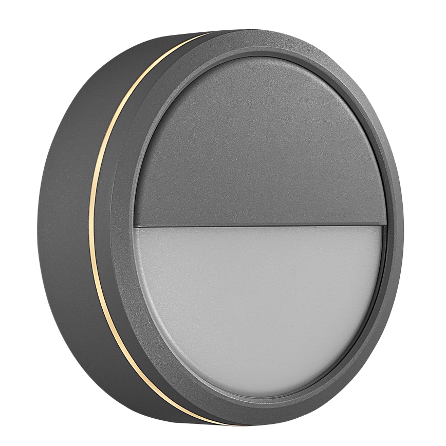 Nordlux - Уличный светодиодный настенный светильник с регулированием яркости AVA SMART LED/9,5W/230V 2700K IP54 серый