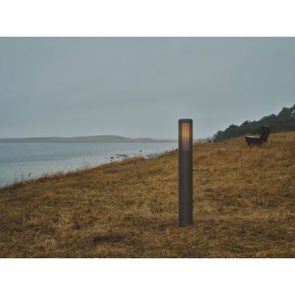 Nordlux - Вулична лампа ALUDRA 1xE27/15W/230V IP44 антрацит 95,4 см