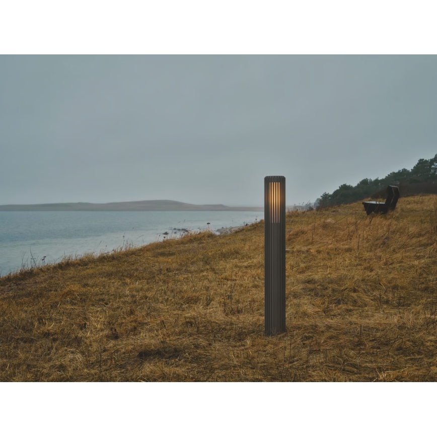 Nordlux - Вулична лампа ALUDRA 1xE27/15W/230V IP44 антрацит 95,4 см